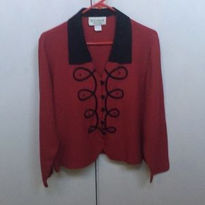 Vintage Reina NewYork fancy blazer style top